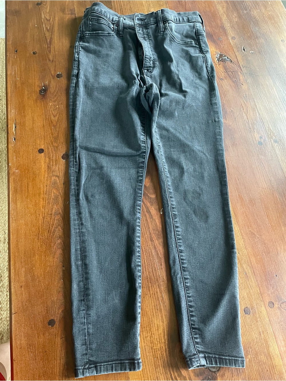 Women's Slim Faded Black Jeans